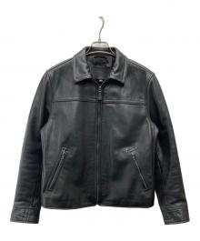 COACH（コーチ）の古着「カウレザージャケット」｜ブラック