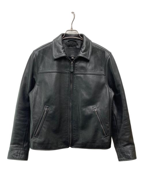 COACH（コーチ）COACH (コーチ) カウレザージャケット ブラック サイズ:Ｓの古着・服飾アイテム