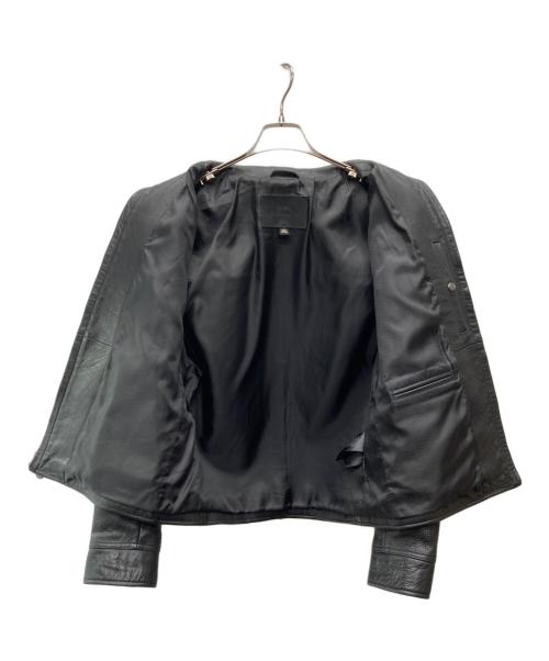 COACH（コーチ）COACH (コーチ) カウレザージャケット ブラック サイズ:Ｓの古着・服飾アイテム