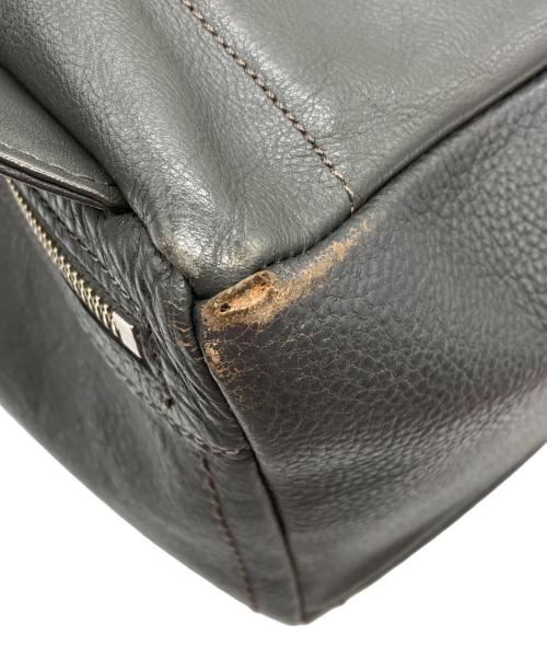 土屋鞄（ツチヤカバン）土屋鞄 (ツチヤカバン) トーンオイルヌメソフトミディアムバックパック グレーの古着・服飾アイテム