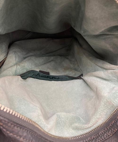 土屋鞄（ツチヤカバン）土屋鞄 (ツチヤカバン) トーンオイルヌメソフトミディアムバックパック グレーの古着・服飾アイテム