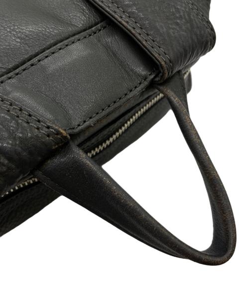 土屋鞄（ツチヤカバン）土屋鞄 (ツチヤカバン) トーンオイルヌメソフトミディアムバックパック グレーの古着・服飾アイテム