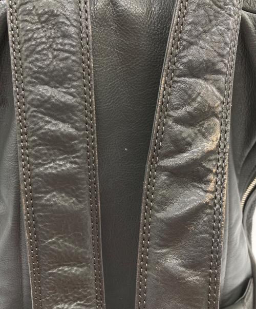 土屋鞄（ツチヤカバン）土屋鞄 (ツチヤカバン) トーンオイルヌメソフトミディアムバックパック グレーの古着・服飾アイテム