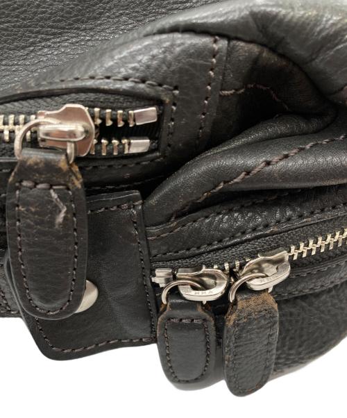 土屋鞄（ツチヤカバン）土屋鞄 (ツチヤカバン) トーンオイルヌメソフトミディアムバックパック グレーの古着・服飾アイテム