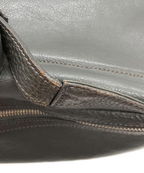 土屋鞄（ツチヤカバン）土屋鞄 (ツチヤカバン) トーンオイルヌメソフトミディアムバックパック グレーの古着・服飾アイテム