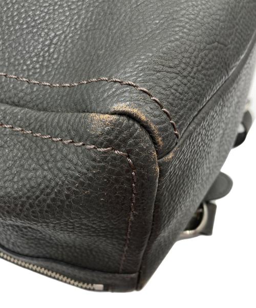 土屋鞄（ツチヤカバン）土屋鞄 (ツチヤカバン) トーンオイルヌメソフトミディアムバックパック グレーの古着・服飾アイテム