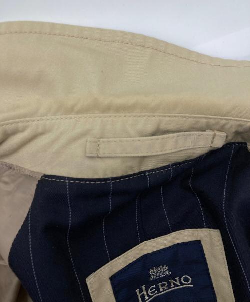 HERNO（ヘルノ）HERNO (ヘルノ) ステンカラーコート/0524020100 ベージュ サイズ:46の古着・服飾アイテム