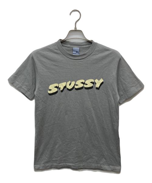 OLD STUSSY（オールドステューシー）OLD stussy (オールドステューシー) プリントTシャツ グレー サイズ:Sの古着・服飾アイテム