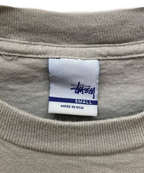 OLD STUSSY（オールドステューシー）OLD stussy (オールドステューシー) プリントTシャツ グレー サイズ:Sの古着・服飾アイテム