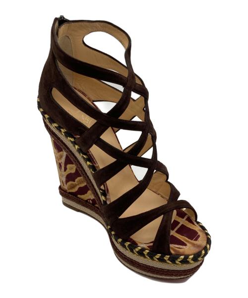 Christian Louboutin（クリスチャン・ルブタン）Christian Louboutin (クリスチャン・ルブタン) TOSCA 140 サンダル ベージュ サイズ:39の古着・服飾アイテム