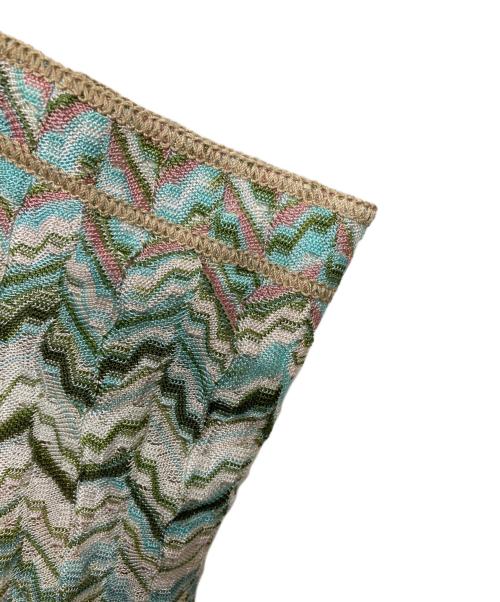 missoni（ミッソーニ）missoni (ミッソーニ) ジグザグスカートセットアップ グリーン サイズ:JKT48/SKT46の古着・服飾アイテム