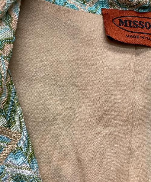 missoni（ミッソーニ）missoni (ミッソーニ) ジグザグスカートセットアップ グリーン サイズ:JKT48/SKT46の古着・服飾アイテム
