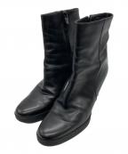 TOD'Sトッズ）の古着「レザーヒールブーツ」｜ブラック