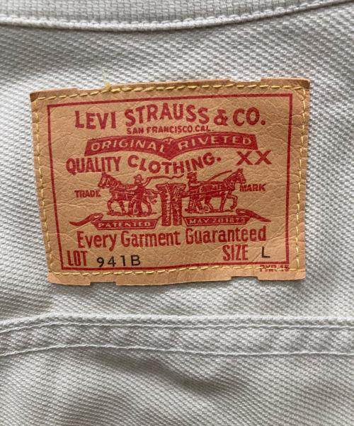 LEVI'S（リーバイス）LEVI'S (リーバイス) 90's 復刻941B ピケジャケット アイボリー サイズ:Lの古着・服飾アイテム