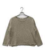 evam evaエヴァムエヴァ）の古着「COTTON SLUB PULLOVER/E261K023」｜アイボリー