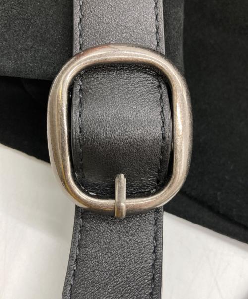 OHOTORO（オオトロ）OHOTORO (オオトロ) carlos suede bag ブラックの古着・服飾アイテム