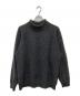 ATON（エイトン）の古着「WOOL KANOKO MOCKNECK SWEATER」｜グレー