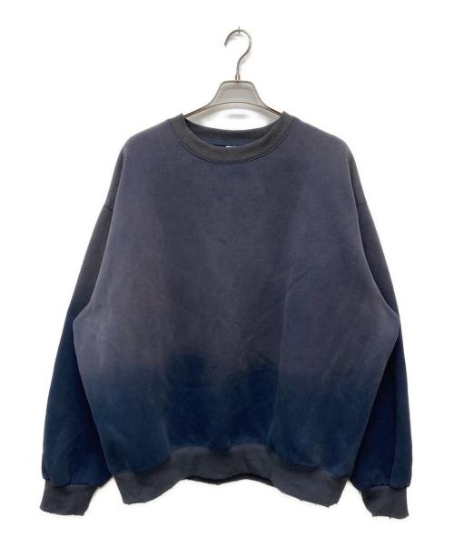 MINNANO（ミンナノ）MINNANO (ミンナノ) SEPARATE BATH & TOILET (セパレートバス トイレット) kagami sweat ネイビー サイズ:ＸＬの古着・服飾アイテム