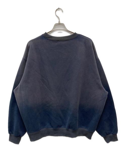 MINNANO（ミンナノ）MINNANO (ミンナノ) SEPARATE BATH & TOILET (セパレートバス トイレット) kagami sweat ネイビー サイズ:ＸＬの古着・服飾アイテム