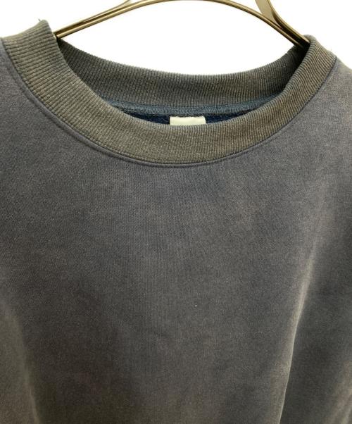 MINNANO（ミンナノ）MINNANO (ミンナノ) SEPARATE BATH & TOILET (セパレートバス トイレット) kagami sweat ネイビー サイズ:ＸＬの古着・服飾アイテム