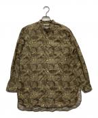 HEUGNユーゲン）の古着「総柄シャツ/SHIRT033」｜カーキ