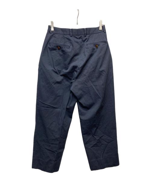 NEAT（ニート）NEAT (ニート) 2タックワイドテーパードチノ ネイビー サイズ:44の古着・服飾アイテム