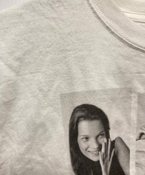 biotope（ビオトープ）biotope (ビオトープ) KATE MOSS (ケイト モス) Bruce Ｗeber 9photoTee/GMM-70470-C ホワイト サイズ:Ｓの古着・服飾アイテム
