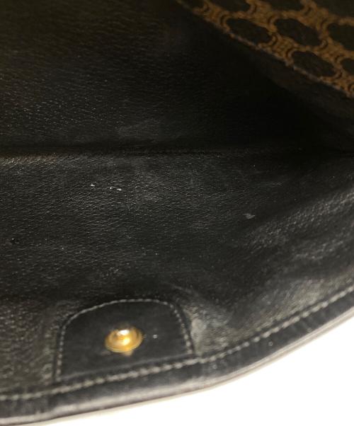 CELINE（セリーヌ）CELINE (セリーヌ) マカダム柄ショルダーバッグ ブラウンの古着・服飾アイテム