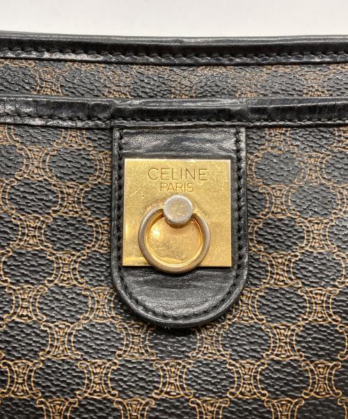 CELINE（セリーヌ）CELINE (セリーヌ) マカダム柄ショルダーバッグ ブラウンの古着・服飾アイテム