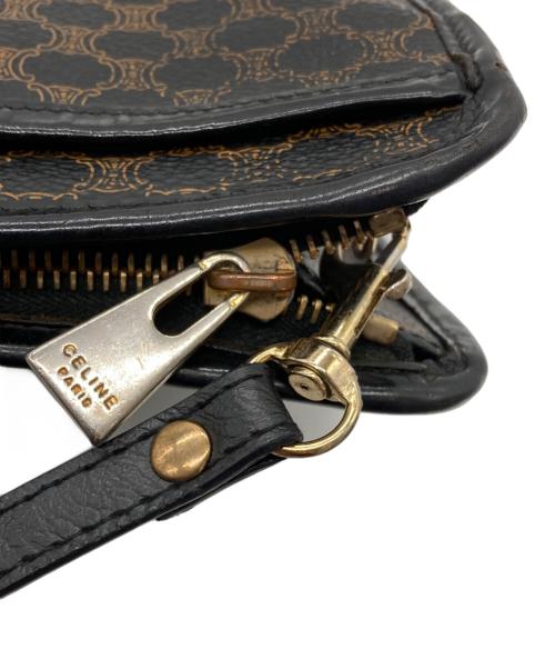 CELINE（セリーヌ）CELINE (セリーヌ) マカダム柄ショルダーバッグ ブラウンの古着・服飾アイテム