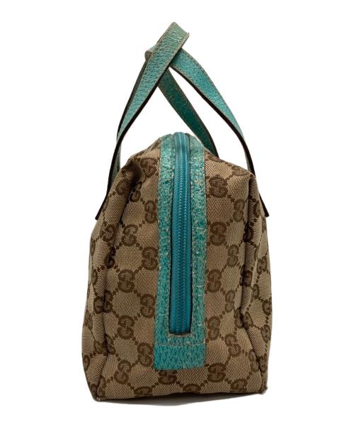 GUCCI（グッチ）GUCCI (グッチ) GGキャンバスミニハンドバッグ/124542 ベージュの古着・服飾アイテム