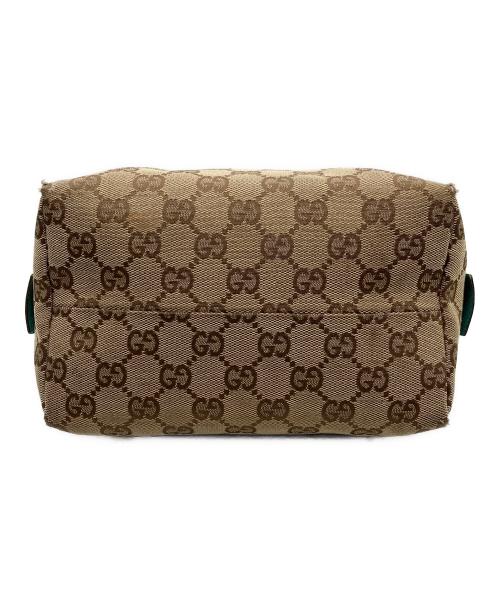 GUCCI（グッチ）GUCCI (グッチ) GGキャンバスミニハンドバッグ/124542 ベージュの古着・服飾アイテム