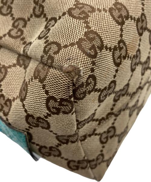 GUCCI（グッチ）GUCCI (グッチ) GGキャンバスミニハンドバッグ/124542 ベージュの古着・服飾アイテム