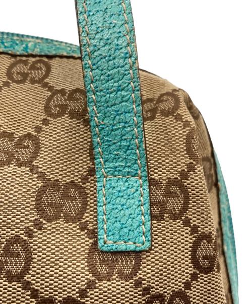GUCCI（グッチ）GUCCI (グッチ) GGキャンバスミニハンドバッグ/124542 ベージュの古着・服飾アイテム