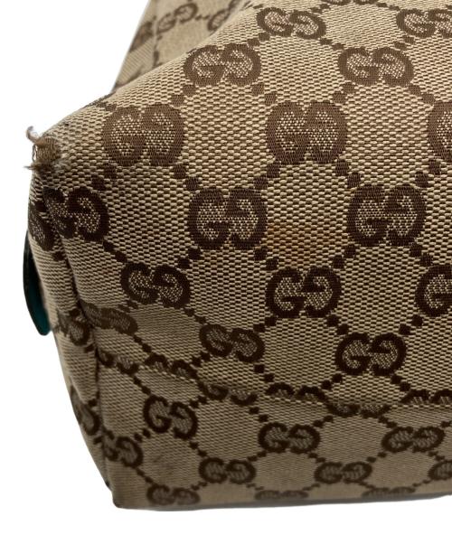 GUCCI（グッチ）GUCCI (グッチ) GGキャンバスミニハンドバッグ/124542 ベージュの古着・服飾アイテム