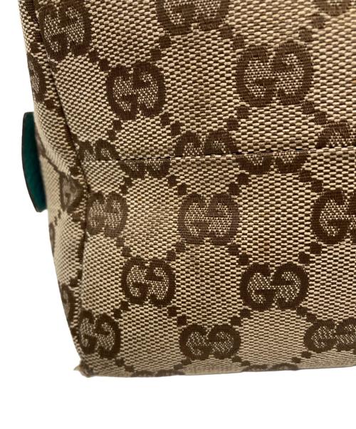 GUCCI（グッチ）GUCCI (グッチ) GGキャンバスミニハンドバッグ/124542 ベージュの古着・服飾アイテム