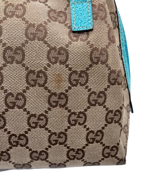 GUCCI（グッチ）GUCCI (グッチ) GGキャンバスミニハンドバッグ/124542 ベージュの古着・服飾アイテム