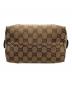 中古・古着 GUCCI (グッチ) GGキャンバスミニハンドバッグ/124542 ベージュ：8000円