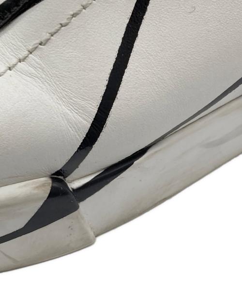 DOLCE & GABBANA（ドルチェ＆ガッバーナ）DOLCE & GABBANA (ドルチェ＆ガッバーナ) バイカラーロゴローカットスニーカー ブルー×ホワイト サイズ:27の古着・服飾アイテム