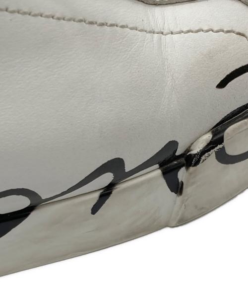 DOLCE & GABBANA（ドルチェ＆ガッバーナ）DOLCE & GABBANA (ドルチェ＆ガッバーナ) バイカラーロゴローカットスニーカー ブルー×ホワイト サイズ:27の古着・服飾アイテム