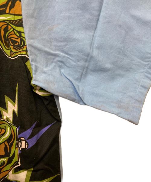 PRADA（プラダ）PRADA (プラダ) S/Sオープンカラーシャツ/UCS339 ブルー サイズ:Ｓの古着・服飾アイテム