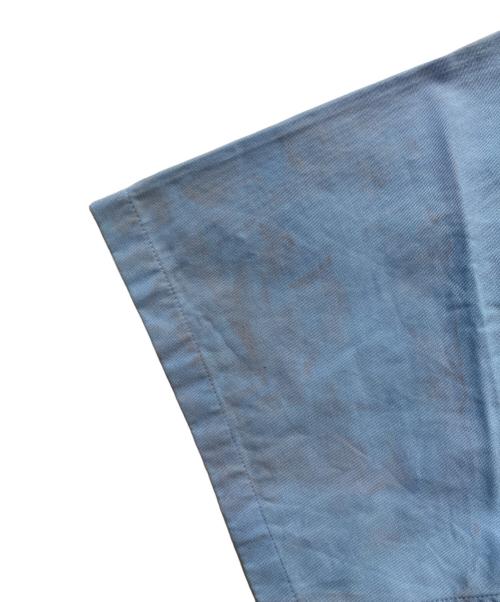 PRADA（プラダ）PRADA (プラダ) S/Sオープンカラーシャツ/UCS339 ブルー サイズ:Ｓの古着・服飾アイテム