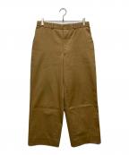 RAF SIMONSラフシモンズ）の古着「Wide Tape Trousers/172-332」｜ベージュ