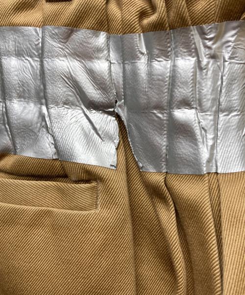 RAF SIMONS（ラフシモンズ）RAF SIMONS (ラフシモンズ) Wide Tape Trousers/172-332 ベージュ サイズ:44の古着・服飾アイテム