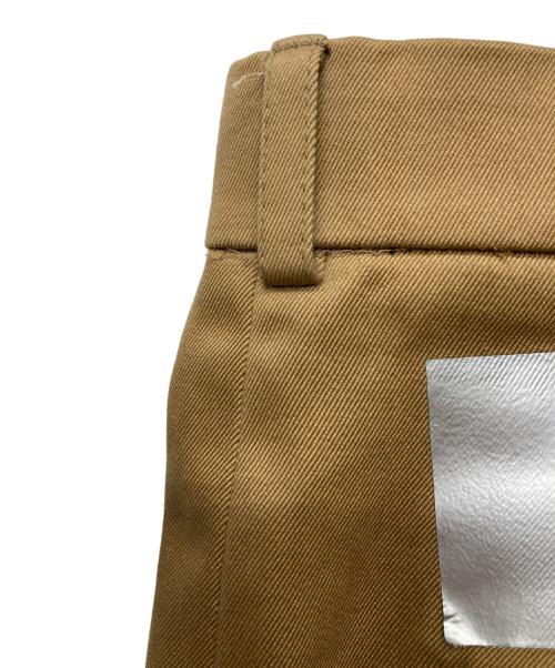RAF SIMONS（ラフシモンズ）RAF SIMONS (ラフシモンズ) Wide Tape Trousers/172-332 ベージュ サイズ:44の古着・服飾アイテム