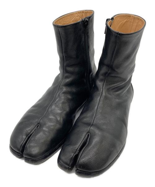 Maison Margiela（メゾンマルジェラ）Maison Margiela (メゾンマルジェラ) フラットソールサイドジップ足袋ブーツ ブラック サイズ:41の古着・服飾アイテム