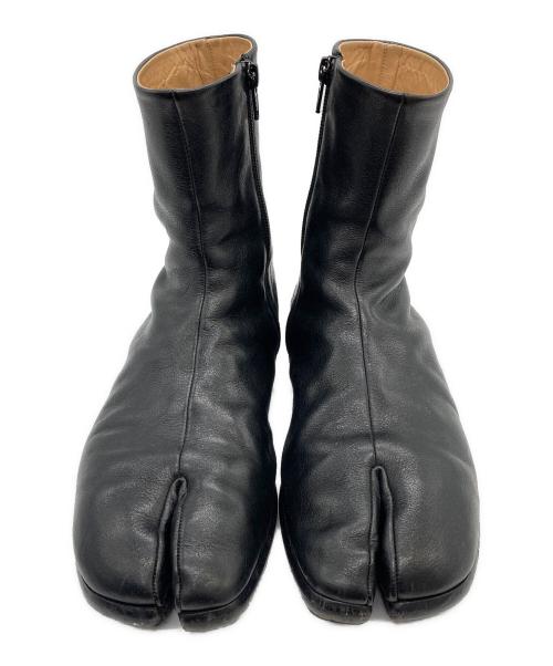 Maison Margiela（メゾンマルジェラ）Maison Margiela (メゾンマルジェラ) フラットソールサイドジップ足袋ブーツ ブラック サイズ:41の古着・服飾アイテム