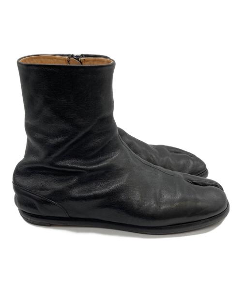 Maison Margiela（メゾンマルジェラ）Maison Margiela (メゾンマルジェラ) フラットソールサイドジップ足袋ブーツ ブラック サイズ:41の古着・服飾アイテム