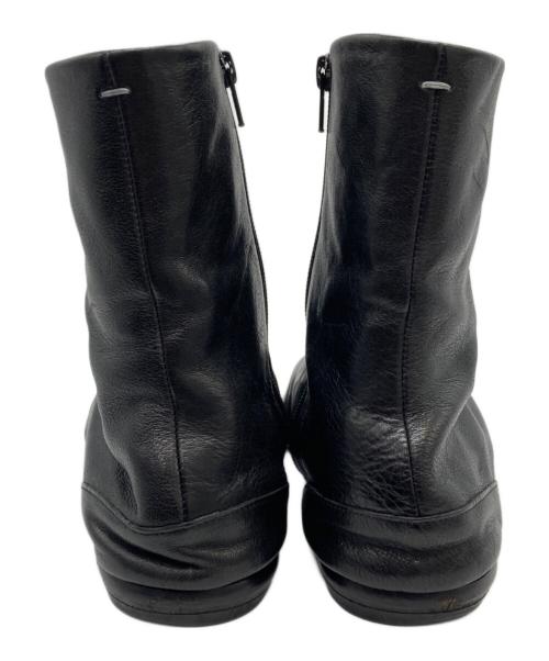 Maison Margiela（メゾンマルジェラ）Maison Margiela (メゾンマルジェラ) フラットソールサイドジップ足袋ブーツ ブラック サイズ:41の古着・服飾アイテム
