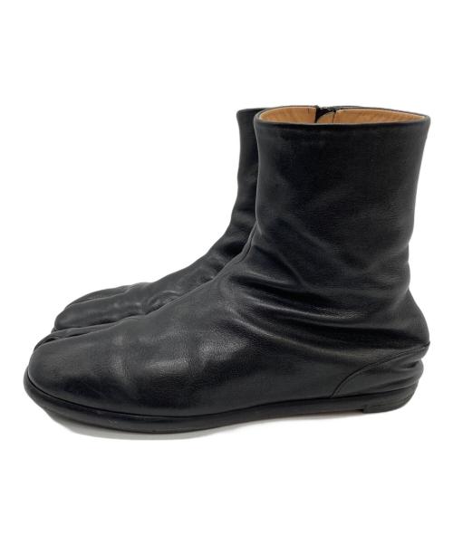 Maison Margiela（メゾンマルジェラ）Maison Margiela (メゾンマルジェラ) フラットソールサイドジップ足袋ブーツ ブラック サイズ:41の古着・服飾アイテム